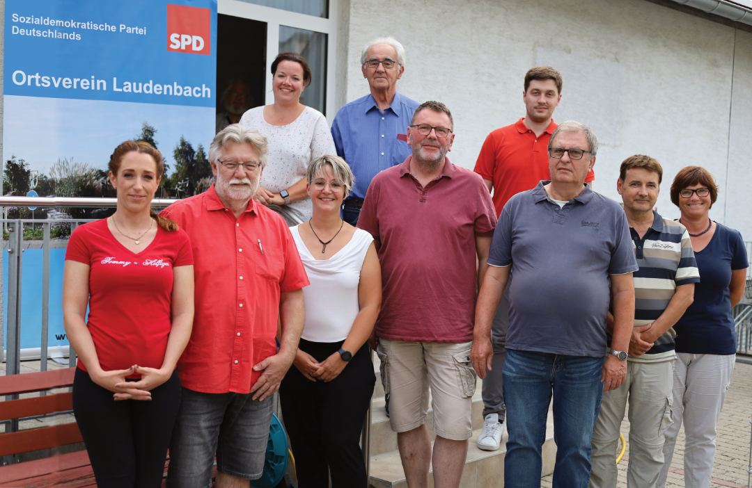 Mitglieder des Vorstands der SPD Laudenbach